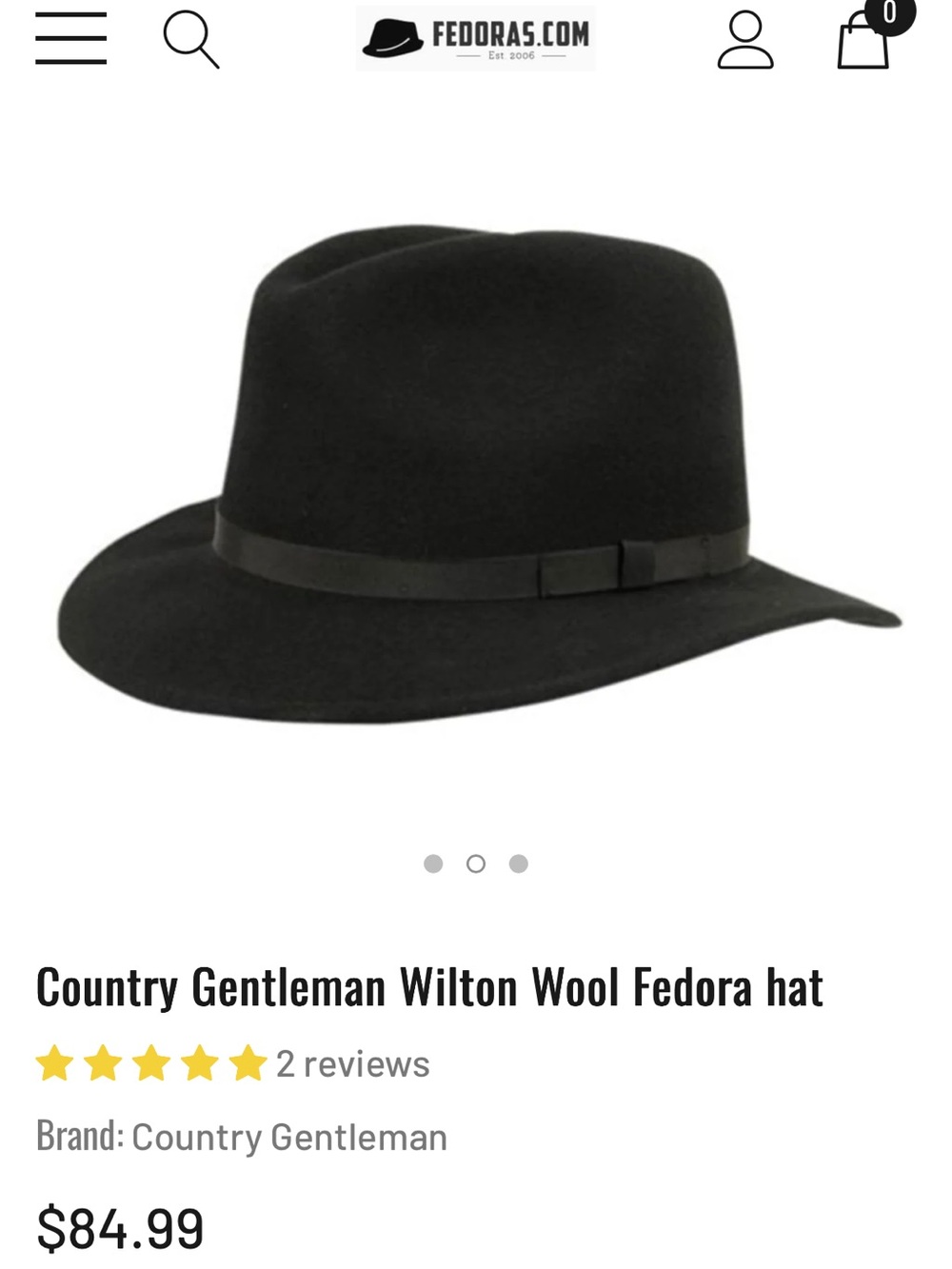 Wool fedora - Picture 8 of 8